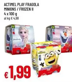 Famila ACTIMEL PLAY FRAGOLA MINIONS / FROZEN II offerta