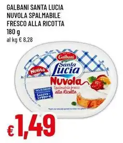 Famila Galbani santa lucia nuvola spalmabile fresco alla ricotta offerta