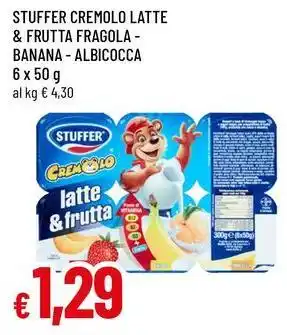 Famila Stuffer cremolo latte & frutta fragola - banana - albicocca offerta