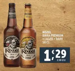 Deco Supermercati Kozel birra premium offerta