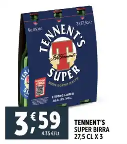 Deco Supermercati Tennent's super birra offerta