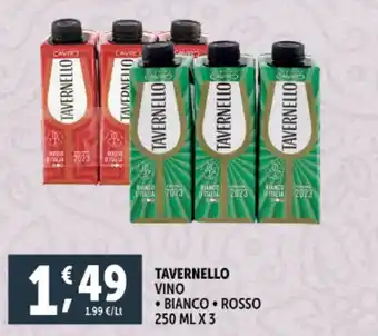 Deco Supermercati Tavernello vino offerta