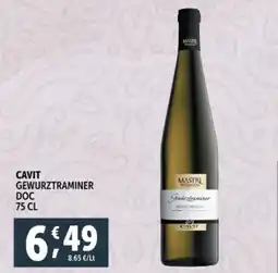 Deco Supermercati Cavit gewurztraminer doc offerta