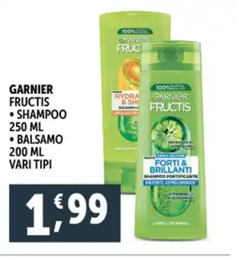 Deco Supermercati Garnier fructis shampoo balsamo offerta