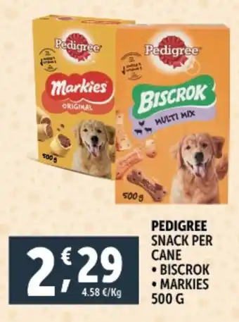 Deco Supermercati Pedigree snack per cane offerta