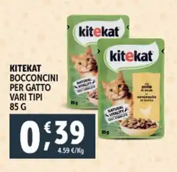 Deco Supermercati Kitekat bocconcini per gatto vari tipi offerta