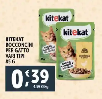 Deco Supermercati Kitekat bocconcini per gatto vari tipi offerta