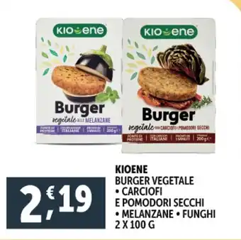 Deco Supermercati Kioene burger vegetale offerta