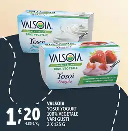 Deco Supermercati Valsoia yosoi yogurt 100% vegetale offerta