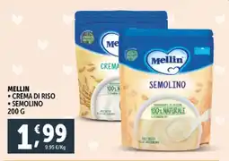 Deco Supermercati Mellin crema di riso semolino offerta