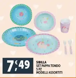 Deco Supermercati Sibilla set pappa tondo offerta