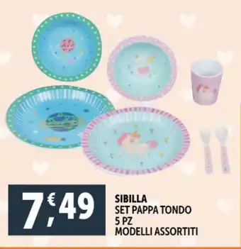 Deco Supermercati Sibilla set pappa tondo offerta