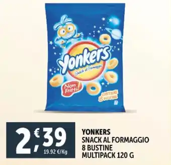 Deco Supermercati Yonkers snack al formaggio 8 bustine multipack offerta