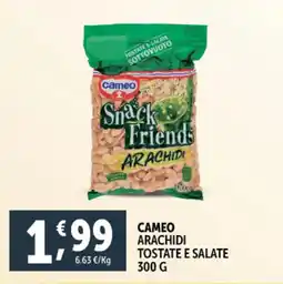 Deco Supermercati Cameo arachidi tostate e salate offerta