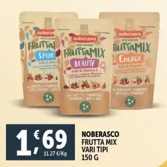 Deco Supermercati Noberasco frutta mix vari tipi offerta