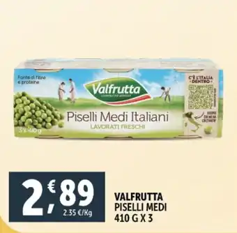 Deco Supermercati Valfrutta piselli medi offerta