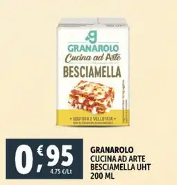 Deco Supermercati Granarolo cucina ad arte besciamella uht offerta