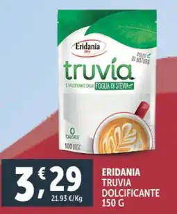 Deco Supermercati Eridania truvia dolcificante offerta