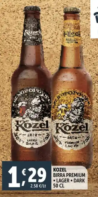 Deco Supermercati Kozel birra premium offerta