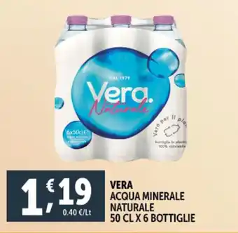 Deco Supermercati Vera acqua minerale naturale offerta