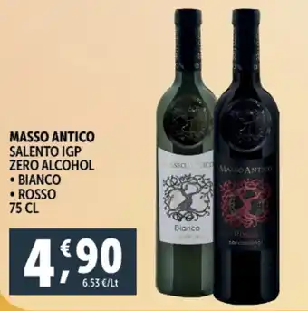 Deco Supermercati Masso antico salento igp zero alcohol offerta