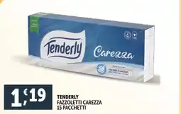 Deco Supermercati Tenderly fazzoletti carezza 15 pacchetti offerta