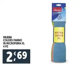 Deco Supermercati Vileda colors panno in microfibra xl offerta