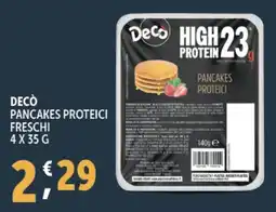 Deco Supermercati Decò pancakes proteici freschi offerta