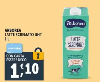 Deco Supermercati Arborea latte scremato uht offerta