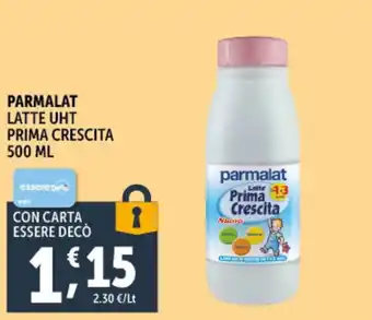 Deco Supermercati Parmalat latte uht prima crescita offerta