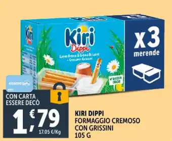 Deco Supermercati Kiri dippi formaggio cremoso con grissini offerta