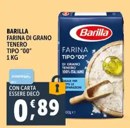 Deco Supermercati Barilla farina di grano tenero tipo "00" offerta