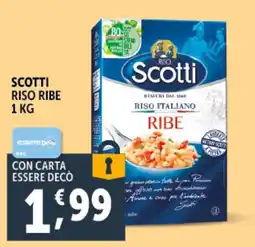 Deco Supermercati Scotti riso ribe offerta