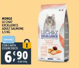 Deco Supermercati Monge le chat excellence adult salmone offerta