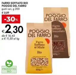 Bennet Farro soffiato bio POGGIO DEL FARRO offerta