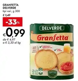 Bennet Granfetta DELVERDE offerta