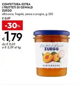 Bennet Confettura extra i frutteti di oswald ZUEGG offerta