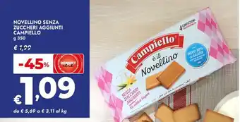 Bennet Novellino senza zuccheri aggiunti CAMPIELLO offerta