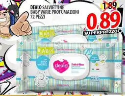 Il Genio Supermercato Dealo salviettine baby varie profumazioni offerta