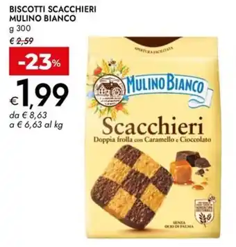 Bennet Biscotti scacchieri MULINO BIANCO offerta