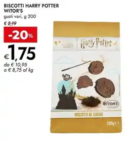 Bennet Biscotti harry potter WITOR'S offerta