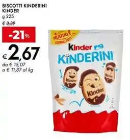 Bennet Biscotti kinderini KINDER offerta