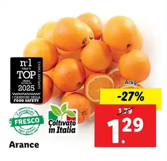 Lidl Arance offerta