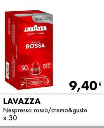 Iper Tosano LAVAZZA Nespresso rossa/crema&gusto offerta