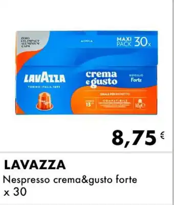 Iper Tosano LAVAZZA Nespresso crema&gusto forte offerta