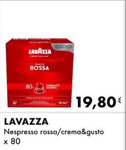 Iper Tosano LAVAZZA Nespresso rossa/crema&gusto offerta