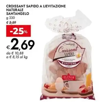 Bennet Croissant sapido a lievitazione naturale SANTANGELO offerta