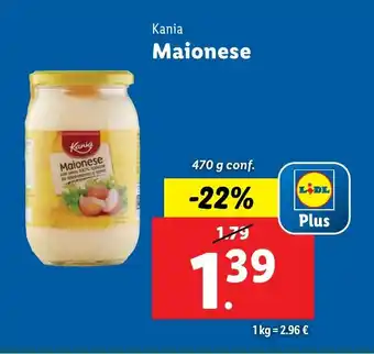 Lidl Kania Maionese offerta