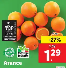 Lidl Arance offerta