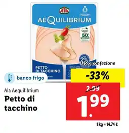 Lidl Aia Aequilibrium Petto di tacchino offerta